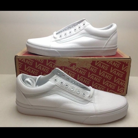mens white van shoes